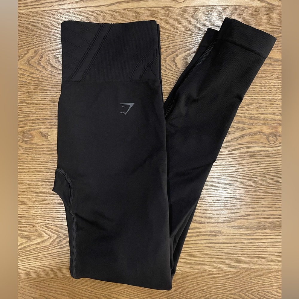 Gymshark Jet Black Women's Leggings - Picture 3 of 4